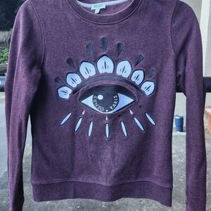 Kenzo PARIS Purple Eye Sweatshirt XS